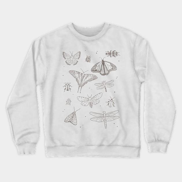 Butterflies, Beetles, and other Bugs Crewneck Sweatshirt by MissCassieBee